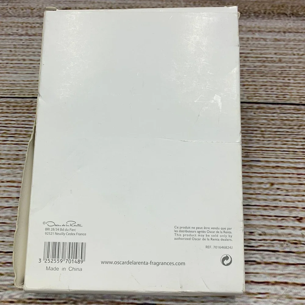 Oscar de‎ la Renta Parfums Journal White Notebook Diary Stationary New w/ Box